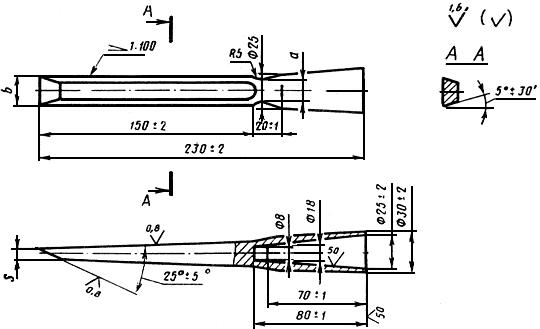 ГОСТ 1185-80 Долота плотничные и столярные. Технические условия (с Изменениями N 1, 2)