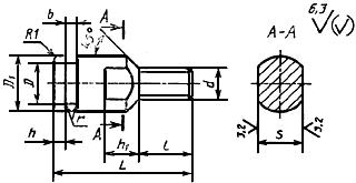 ГОСТ 12199-66 Приспособления станочные. Винты с канавкой для пружин растяжения. Конструкция (с Изменениями N 1, 2)