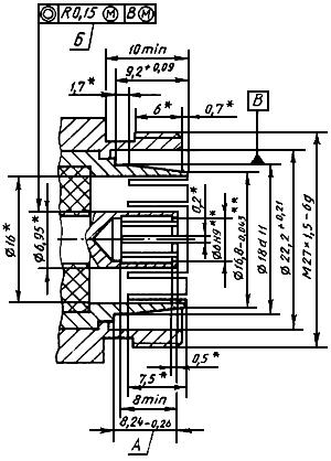 ГОСТ 13317-89 Элементы соединения СВЧ трактов радиоизмерительных приборов. Присоединительные размеры