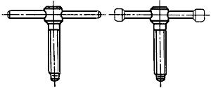 ГОСТ 13432-68 Винты нажимные с отверстием под рукоятку и цилиндрическим концом для станочных приспособлений. Конструкция и размеры (с Изменением N 1)