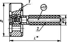 ГОСТ 14816-69 Калибры-пробки гладкие непроходные с насадками диаметром свыше 50 до 100 мм. Конструкция и размеры (с Изменениями N 2, 3)
