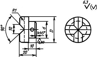ГОСТ 1560-67 Распорки винтовые для станочных приспособлений. Конструкция (с Изменениями N 1, 2)