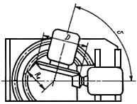 ГОСТ 15988-80 Станки контрольно-обкатные для конических зубчатых колес. Основные размеры (с Изменениями N 1, 2)