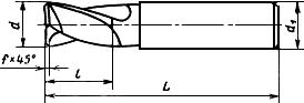 ГОСТ 16463-80 Фрезы шпоночные цельные твердосплавные. Технические условия (с Изменениями N 1, 2)
