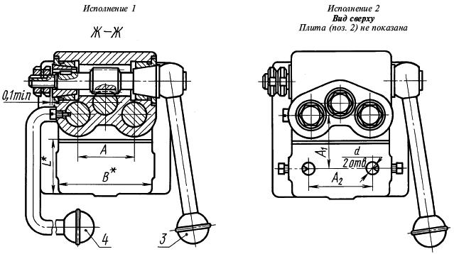 ГОСТ 16888-71 Кондукторы скальчатые консольные с конусным зажимом. Конструкция (с Изменениями N 1, 2)