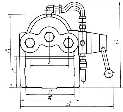ГОСТ 16889-71 Кондукторы скальчатые консольные с пневматическим зажимом. Конструкция (с Изменениями N 1, 2)