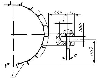 ГОСТ 17595-88 Устройства тягово-сцепные промышленных тракторов. Расположение и основные размеры (с Изменением N 1)