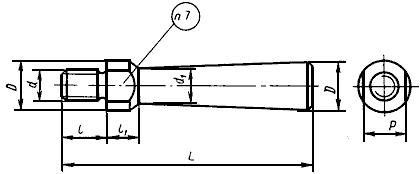 ГОСТ 17767-72 Ручки ввертные для калибров-пробок и колец. Конструкция и основные размеры (с Изменением N 1)