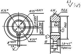 ГОСТ 18839-73 Метчики бесстружечные машинно-ручные. Конструкция и размеры (с Изменением N 1)