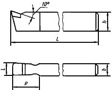 ГОСТ 18881-73 Резцы токарные чистовые широкие с пластинами из твердого сплава. Конструкция и размеры (с Изменениями N 1, 2)