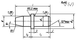 ГОСТ 19382-74 Штыри фиксирующие для стержневых ящиков. Конструкция и размеры (с Изменениями N 1, 2)