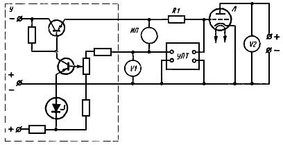 ГОСТ 19438.4-74 Лампы приемно-усилительные и генераторные мощностью, продолжительно рассеиваемой анодом, до 25 Вт. Методы измерения тока управляющих сеток