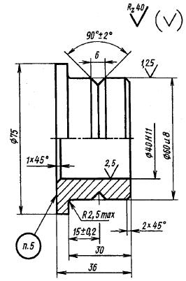 ГОСТ 19511-74 Втулка центрирующая для облицованных кокилей. Конструкция и размеры (с Изменением N 1)