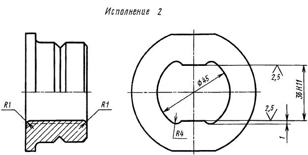 ГОСТ 19512-74 Втулка направляющая для облицованных кокилей. Конструкция и размеры (с Изменением N 1)