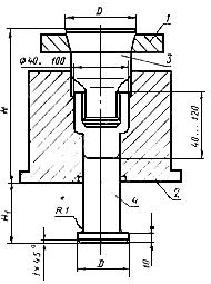 ГОСТ 19579-80 Блоки универсально-переналаживаемых штампов для точной объемной штамповки на кривошипных прессах. Конструкция и размеры (с Изменением N 1)