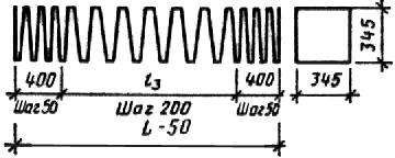 ГОСТ 19804.3-80 Сваи забивные железобетонные квадратного сечения с круглой полостью. Конструкция и размеры (с Изменением N 1)
