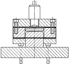 ГОСТ 19858-74 Плиты круглые вытяжных штампов для листовой штамповки (заготовки). Конструкция и размеры (с Изменениями N 1, 2)