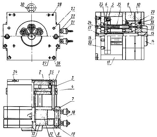 ГОСТ 19947-74 Пресс-формы для выплавляемых моделей. Основные размеры (с Изменением N 1)