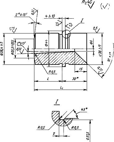 ГОСТ 19987-74 Втулки литниковые пресс-форм для выплавляемых моделей. Конструкция и размеры (с Изменением N 1)