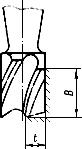 ГОСТ 20539-75 Фрезы концевые, оснащенные твердосплавными коронками и винтовыми пластинами. Технические условия (с Изменениями N 1-3)