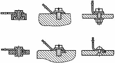 ГОСТ 22376-77 Лепестки односторонние, закрепляемые винтами или заклепками. Конструкция и размеры (с Изменениями N 1-5)