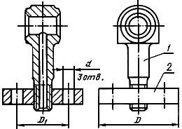 ГОСТ 22808-83 Сборочные единицы и детали трубопроводов. Отводы линзовые с фланцами на Ру св. 10 до 63 МПа (св. 100 до 630 кгс/кв.см). Конструкция и размеры (с Изменением N 1)
