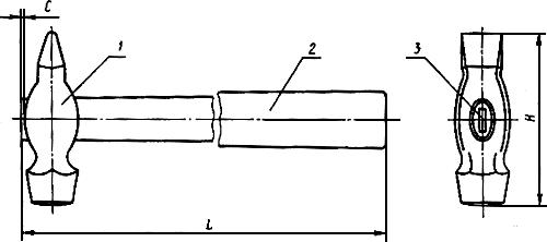 ГОСТ 2310-77 Молотки слесарные стальные. Технические условия (с Изменениями N 1-4)