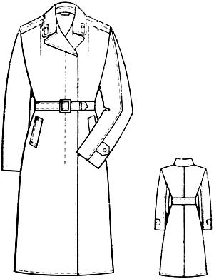 ГОСТ 23703-79 Одежда форменная. Пальто женское. Технические условия (с Изменениями N 1, 2)