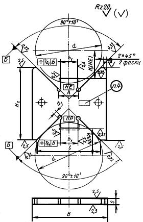 ГОСТ 24118-80 Калибры-глубиномеры шпоночные для валов диаметром от 6 до 200 мм. Конструкция и размеры (с Изменениями N 1, 2)