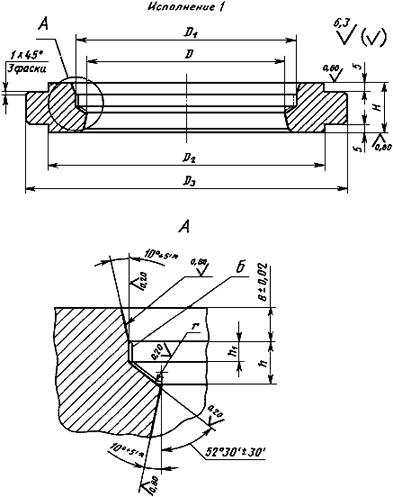 ГОСТ 24345-80 Пресс-формы съемные одноместные для изготовления резинотканевых опорных колец. Конструкция и размеры (с Изменением N 1)