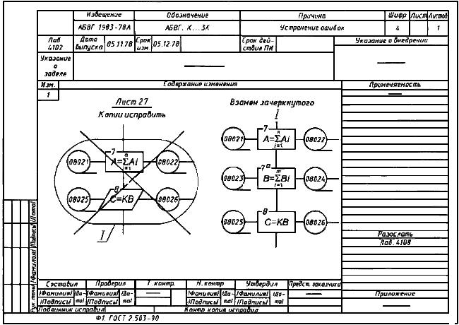 ГОСТ 24.401-80 Система технической документации на АСУ. Внесение изменений (с Изменениями N 1, 2)