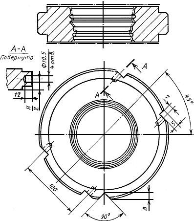 ГОСТ 26619-85 Пресс-формы одноместные для изготовления манжет гидравлических устройств. Конструкция и размеры