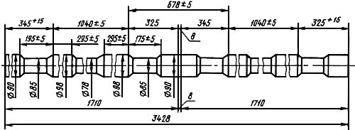 ГОСТ 8320.8-83 Профили периодические поперечно-винтовой прокатки для автостроения. Сортамент (с Изменением N 1)