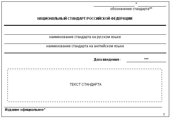 ГОСТ Р 1.5-2004 Стандартизация в Российской Федерации. Стандарты национальные Российской Федерации. Правила построения, изложения, оформления и обозначения