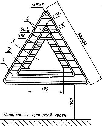 ГОСТ Р 41.27-2001 (Правила ЕЭК ООН N 27) Единообразные предписания, касающиеся официального утверждения предупреждающих треугольников