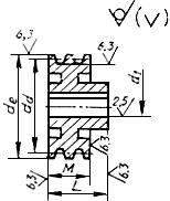 ГОСТ Р 50641-94 (ИСО 4183-89) Шкивы с канавками для обычных и узких клиновых ремней. Система, основанная на исходной ширине