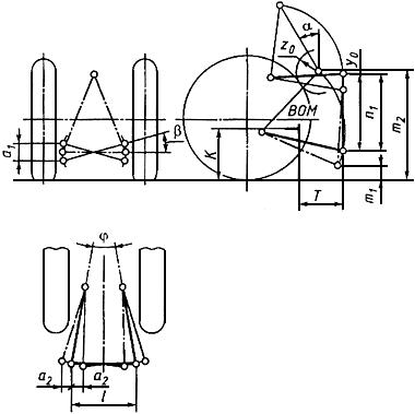 ГОСТ Р 51614-2000 Устройства навесные трехточечные задние для тракторов тягового класса 0,2. Основные параметры и размеры