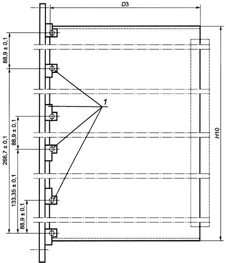 ГОСТ Р МЭК 60297-3-101-2006 Конструкции несущие базовые радиоэлектронных средств. Блочные каркасы и связанные с ними вставные блоки. Размеры конструкций серии 482,6 мм (19 дюймов)