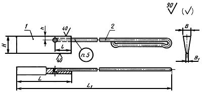 ГОСТ 11429-75 Инструмент кузнечный для ручных и молотовых работ. Топоры двусторонние. Конструкция и размеры (с Изменением N 1)
