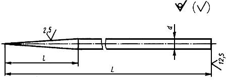 ГОСТ 11799-74 Иглы вентиляционные длинные. Конструкция (с Изменениями N 1, 2, 3)