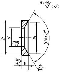 ГОСТ 13439-68 Шайбы конические для станочных приспособлений. Конструкция и размеры (с Изменением N 1)