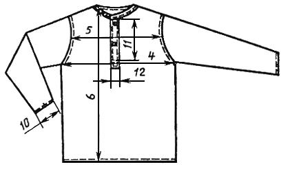 ГОСТ 13709-86 Белье нательное для военнослужащих. Рубахи. Технические условия (с Изменением N 1)