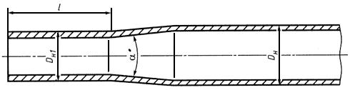 ГОСТ 13954-74 Концы труб развальцованные для соединений трубопроводов по наружному конусу. Конструкция и размеры (с Изменениями N 1, 2)