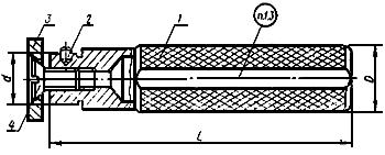 ГОСТ 14749-69 Ручки односторонние для насадных калибров. Конструкция и размеры (с Изменением N 1)