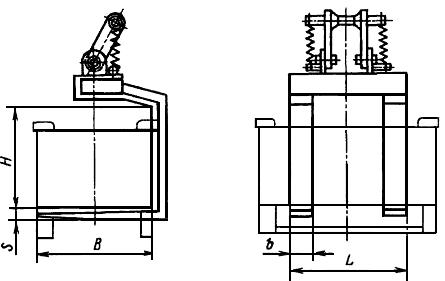 ГОСТ 15539-81 Устройства грузозахватные для производственной тары. Типы (с Изменениями N 1, 2)