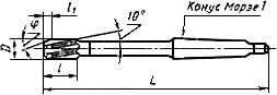 ГОСТ 16087-70 Развертки машинные цельные с коническим хвостовиком из твердого сплава. Типы и основные размеры (с Изменениями N 1, 2)
