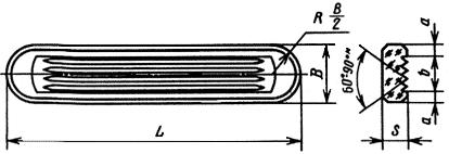 ГОСТ 1663-81 Стекла для указателей уровня жидкости. Технические условия (с Изменениями N 1, 2, 3)