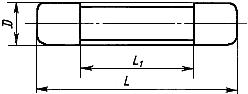 ГОСТ 17049-71 (СТ СЭВ 1812-79) Вставки плавкие на номинальные токи до 10 А. Габаритные размеры (с Изменением N 1)