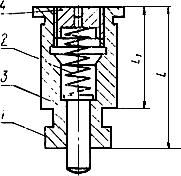 ГОСТ 17665-72 Фиксаторы блоков сменных разделительных штампов листовой штамповки. Конструкция и размеры (с Изменением N 1)