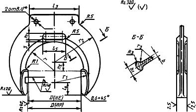 ГОСТ 18367-93 Калибры-скобы штампованные для диаметров свыше 10 до 180 мм. Размеры